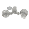 6D ATR/B Visor Screw Set, Clear