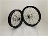 M2R MX 65cc Wheelset 14/12 KTM/HQ/GG 2024- Silver/Blk/Silv/Silv