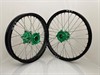 M2R MX Wset 21/19 KX/F 250/450 06-25,125/250 04-08,Green/Blk/Silv/Silv