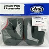 MX-V Cheek Pads Dry Cool Grey-Red 12mm
