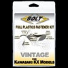 Fästbult plast Kawasaki KX125/250 88-89, KX500 88-04