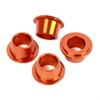 ZETA Rubber killers, KTM MX 16-22, HQ TC/FC 16-22,  4 pcs Orange