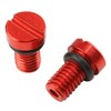ZETA FF AirValveCap Screw KYB/Showa Röd 2pcs
