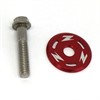 Zeta Tank Hold Washer kit, RMZ450 07, YZF250 06-09, YZF450 06-, Red