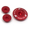 ZETA Engine Plugs CRF250 R -09, X 04-17, Red