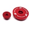 ZETA Engine Plugs KX450F 09-18 , KX250F 11-19, Red