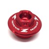 ZETA Oil Filler Plug Suzuki RM 01-, RMZ250/450 07/05-25,Red