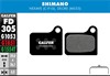 Galfer Bike Standard Brake Pad Shimano Nexave