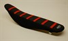Ribbed Cover Velcro High, Black/Red,  CRF250/450R 18-21/17-20