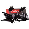 Plastkit MX, Honda, CRF 110F, 13-18, Svart