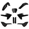 Plastkit MX, m gaffelbensskydd, Husqvarna, TC/FC 16-18 Svart