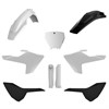 Plastkit MX, m gaffelbensskydd, Husqvarna, TC/FC 16-18 Vit/Svart