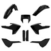 Plastkit Enduro, lampkåpa, gaffelbskydd TE/FE 17-19, Svart