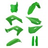 Plastkit MX Kawasaki restyling KX125/250 03-08, KXF 24 style, Grön
