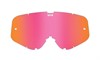 WOOT/WOOT RACE MX LENS - HD SMOKE WITH PINK SPECTRA MIRROR
