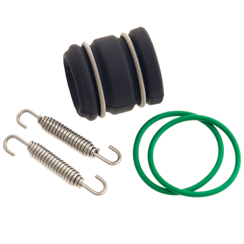 Exhaust viton rings, springs, silicon sleeve, Beta 125-300 RR 13-26